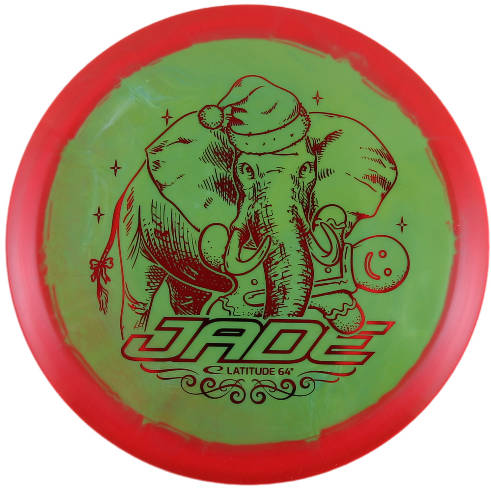 Jade (Gold Orbit) Santa Hat Elephant