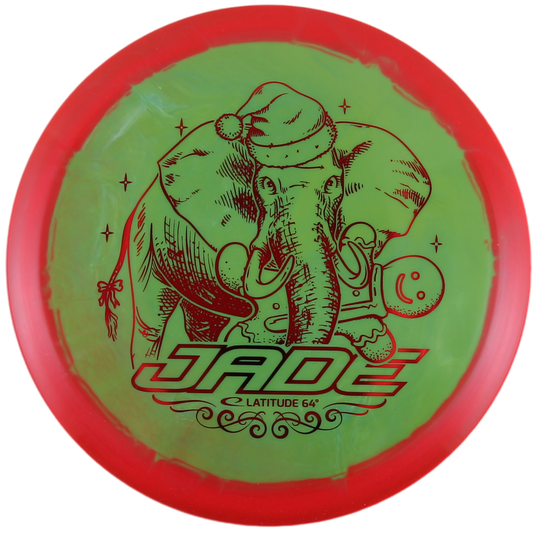 Jade (Gold Orbit) Santa Hat Elephant