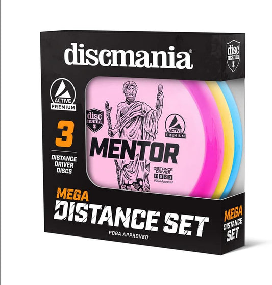 Mega Distance 3-Disc Driver Set, Premium plastic